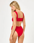 L*Space Womens Bikini Bottoms Eco Chic Repreve Bardot