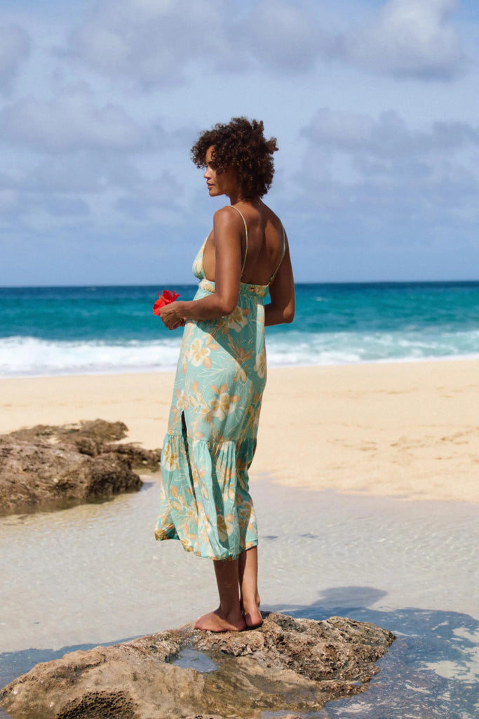 Oneill Womens Dress Julez Tiki Midi