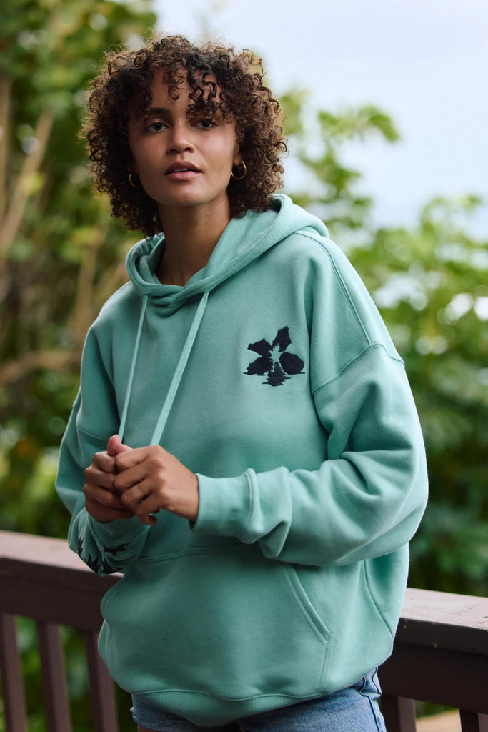Oneill Womens Sweatshirt Tropic Melt Oversized Hoodie