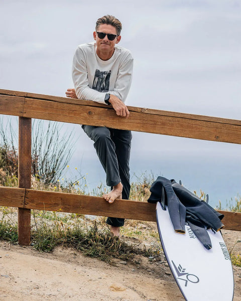 Outerknown Mens Shirt Tom Blake x Outerknown Quiver Long Sleeve