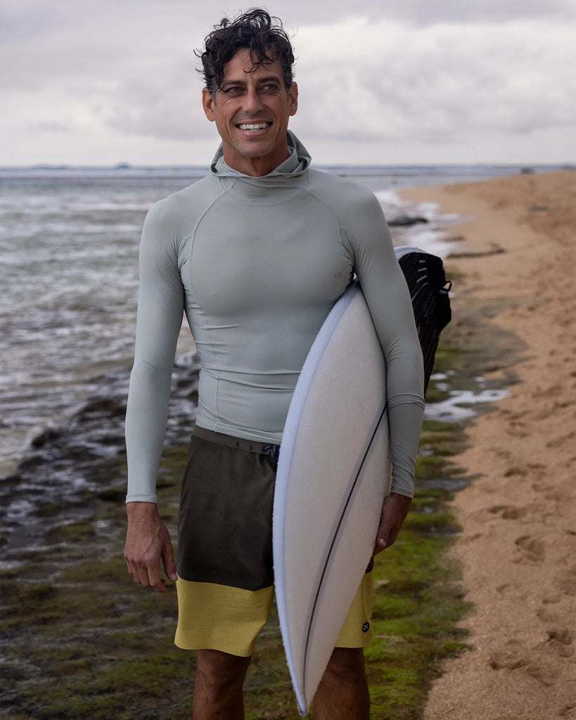 Outerknown Mens Rashguard Apex Evolution Hooded
