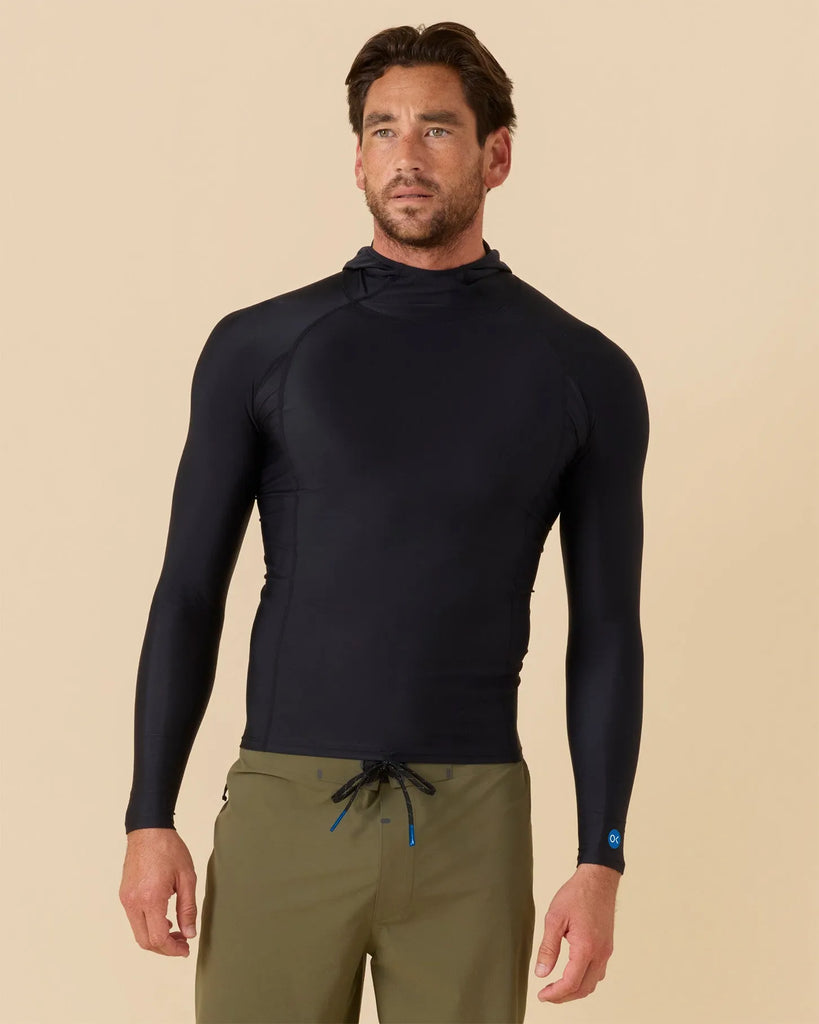 Outerknown Mens Rashguard Apex Evolution Hooded