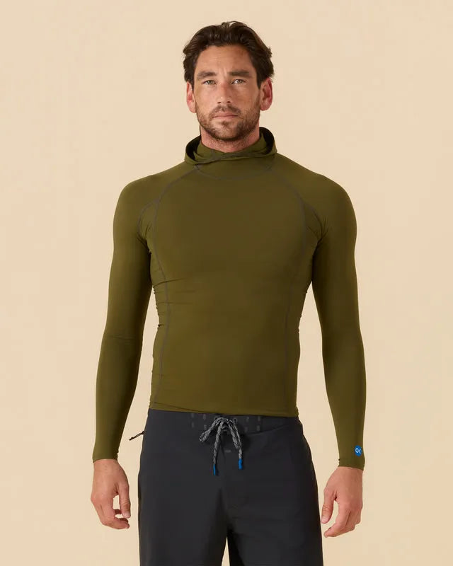 Outerknown Mens Rashguard Apex Evolution Hooded