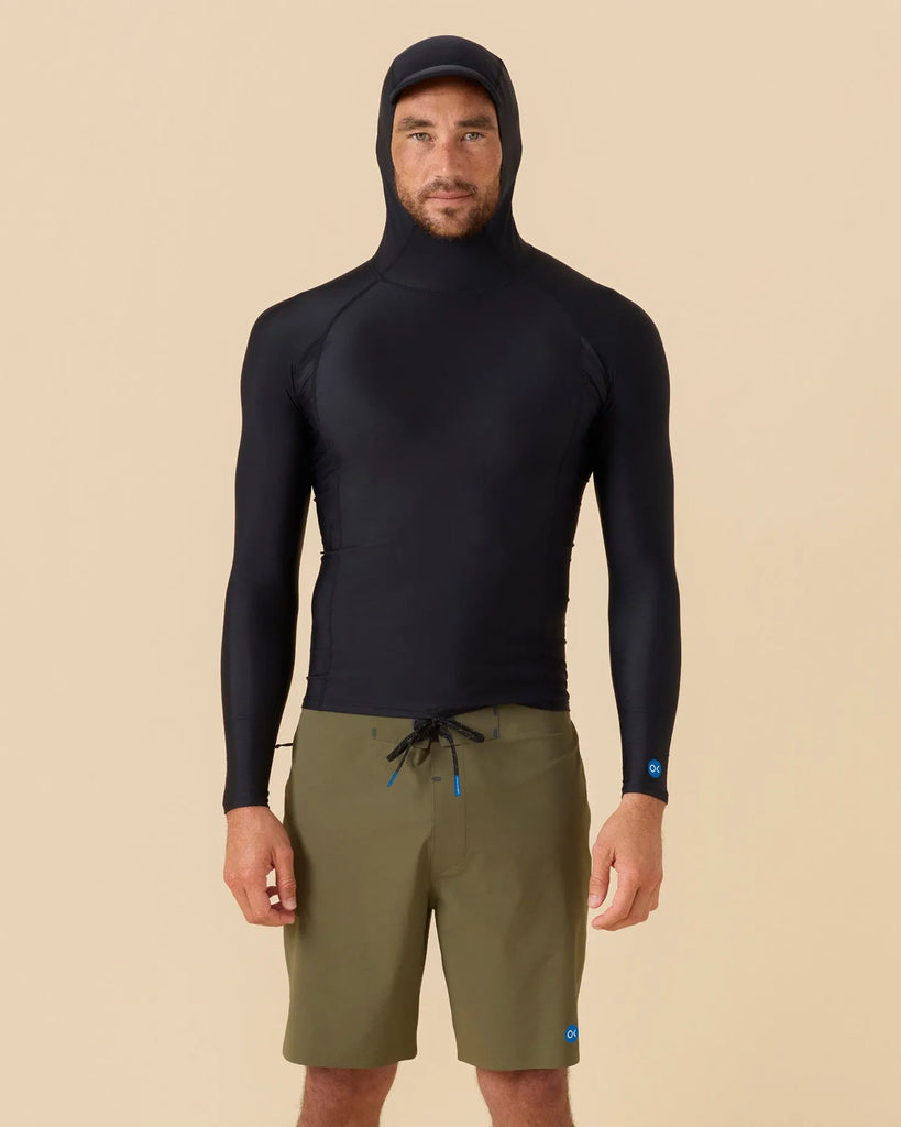 Outerknown Mens Rashguard Apex Evolution Hooded