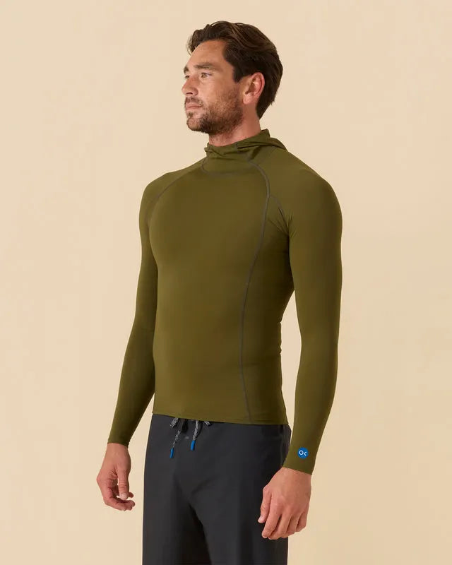 Outerknown Mens Rashguard Apex Evolution Hooded