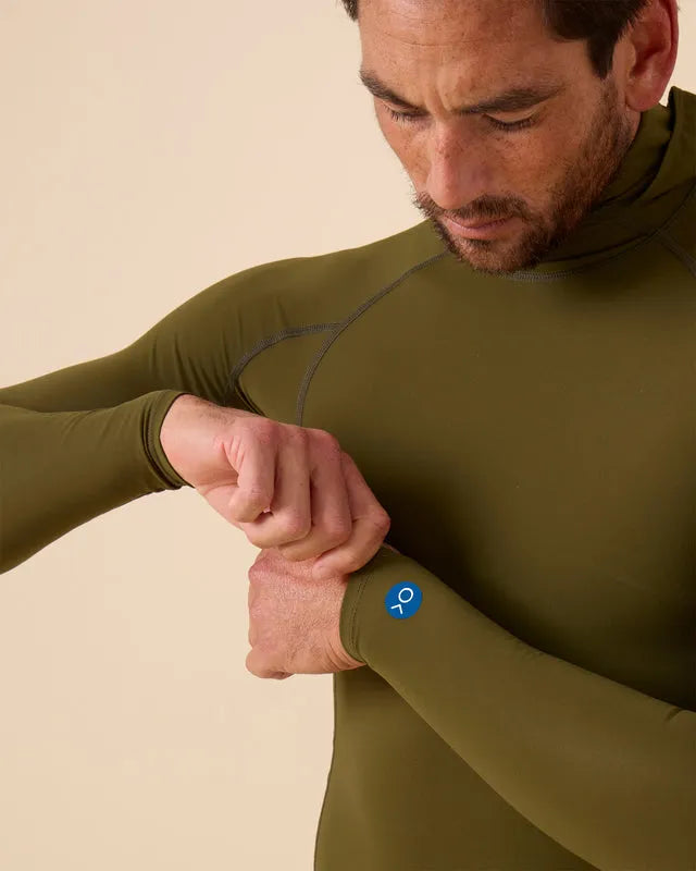 Outerknown Mens Rashguard Apex Evolution Hooded