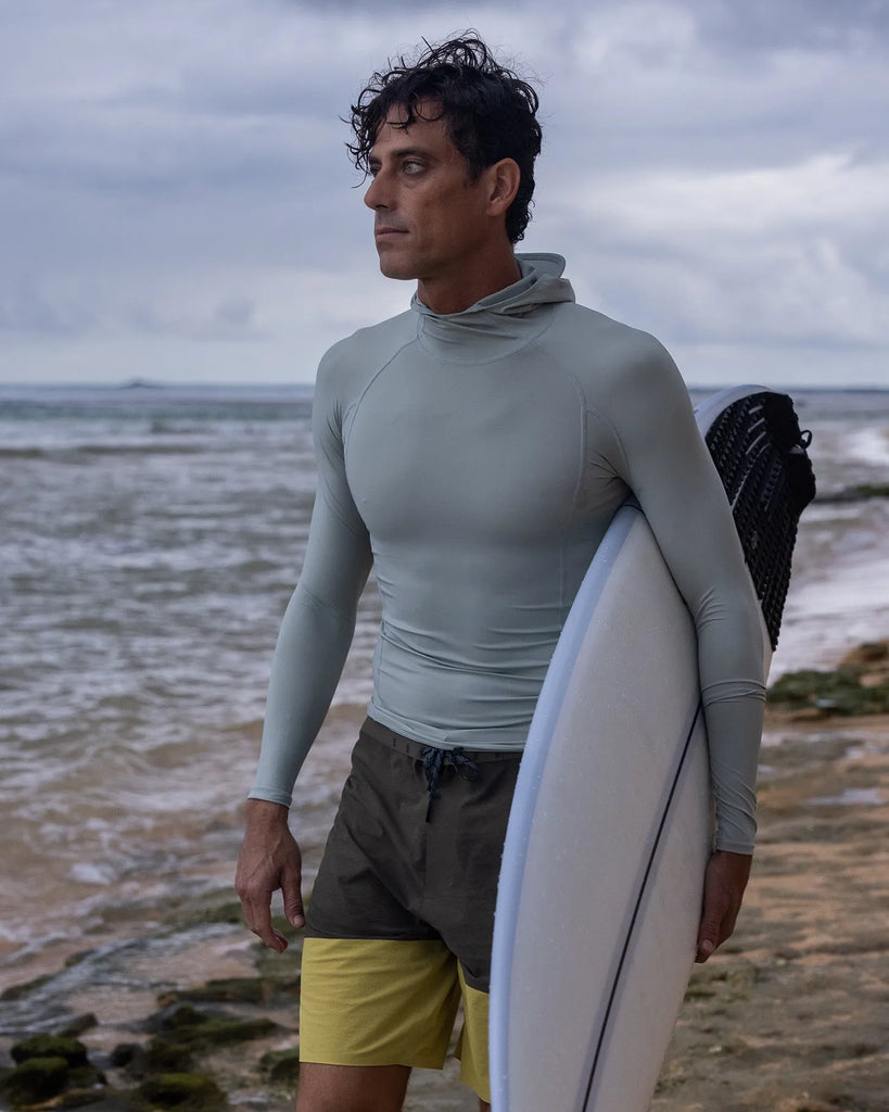 Outerknown Mens Rashguard Apex Evolution Hooded