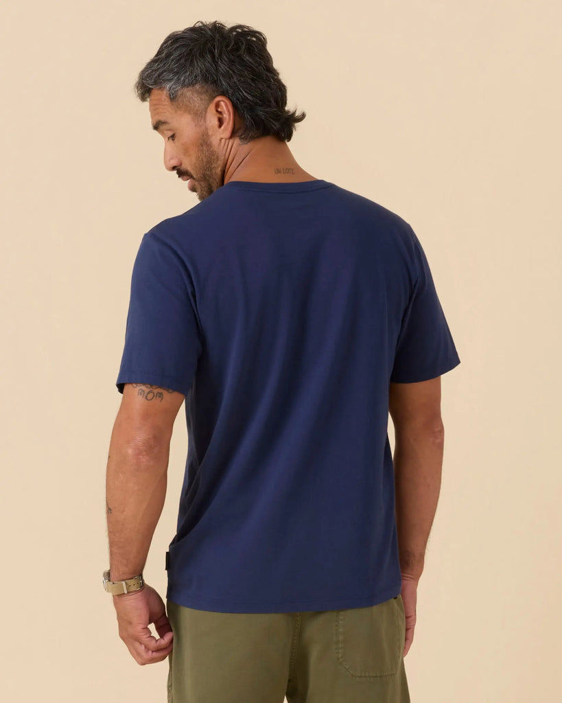 Outerknown Mens Shirt Journey Fish Pocket Tee