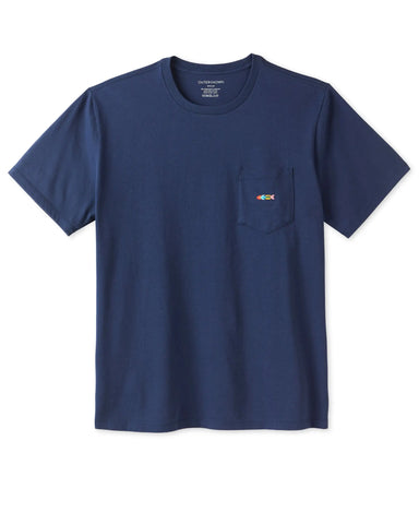 Outerknown Mens Shirt Journey Fish Pocket Tee