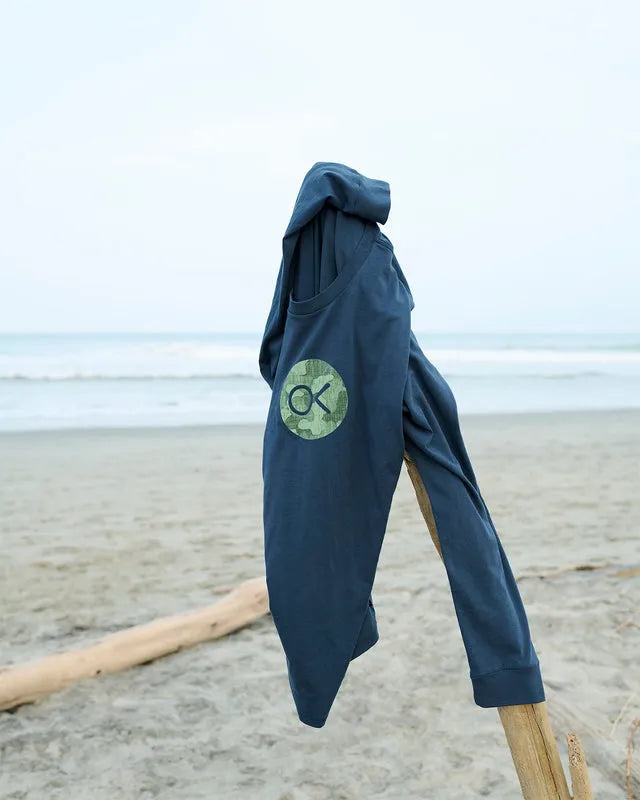 Outerknown Mens Shirt OK Pattern Dot Long Sleeve