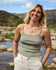 Outerknown Womens Tank Top Sojourn Ribbed Crop