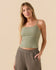 Outerknown Womens Tank Top Sojourn Ribbed Crop