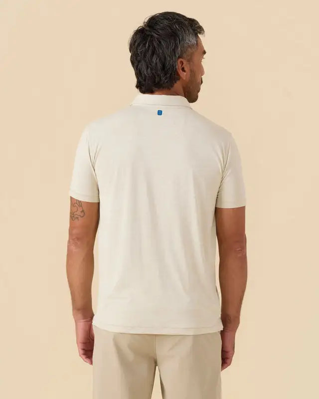 Outerknown Mens Knit Sun Polo