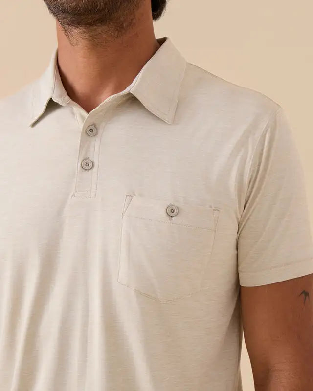 Outerknown Mens Knit Sun Polo