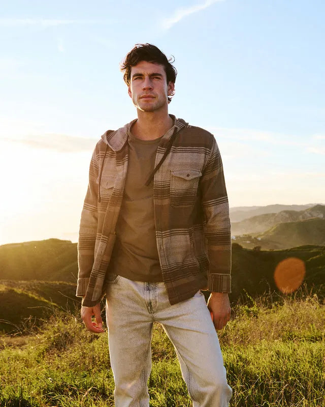 Outerknown Mens Jacket The Hooded Blanket Shirt