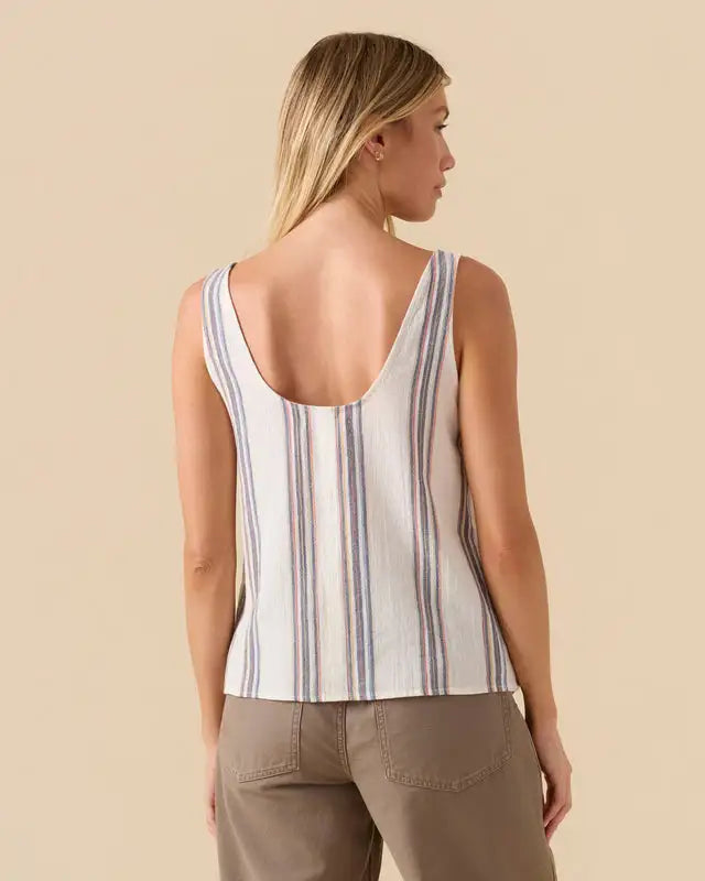 Outerknown Womens Tank Top Windswept Gauze
