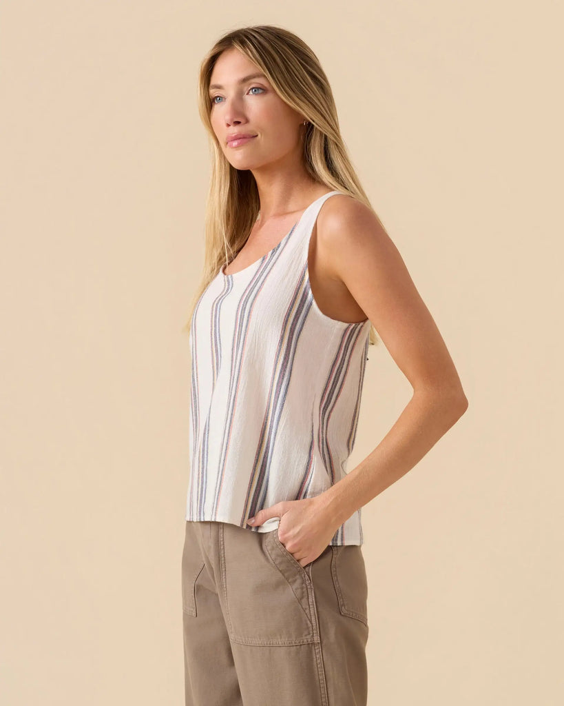 Outerknown Womens Tank Top Windswept Gauze
