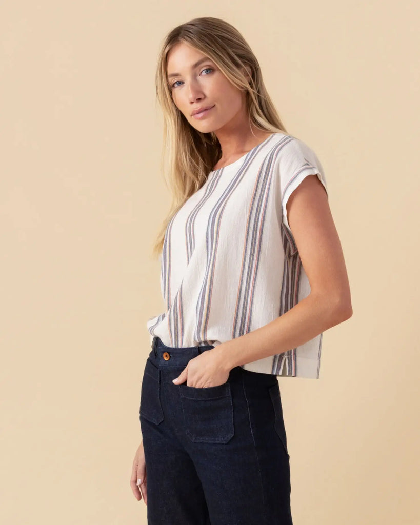 Outerknown Womens Shirt Windswept Gauze Tee