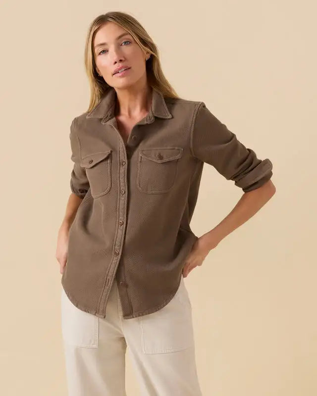 Outerknown Womens Shirt Chroma Blanket