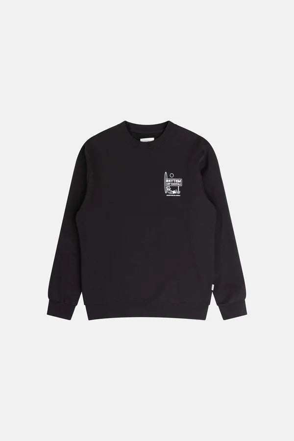 Rhythm Mens Sweatshirt Siesta Fleece Crew