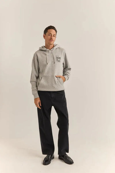 Rhythm Mens Sweatshirt Siesta Fleece Hood