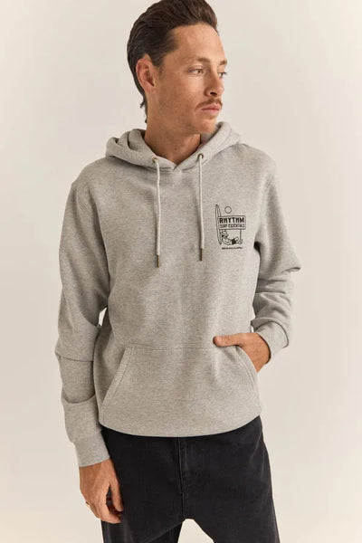 Rhythm Mens Sweatshirt Siesta Fleece Hood