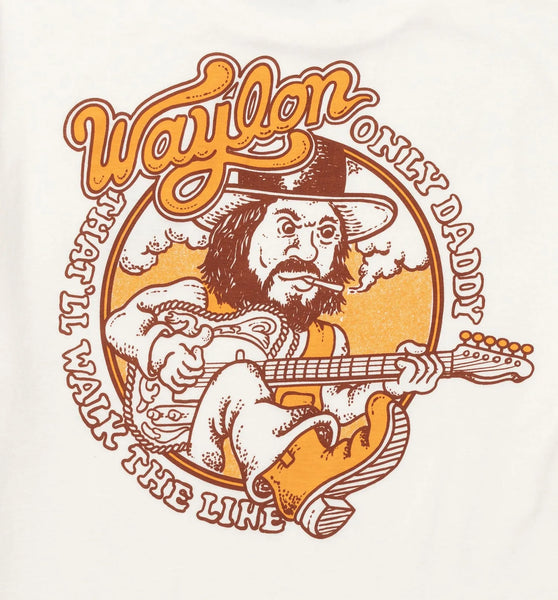 Seager Mens Shirt Seager X Waylon Jennings Only Daddy That'll Walk the Line