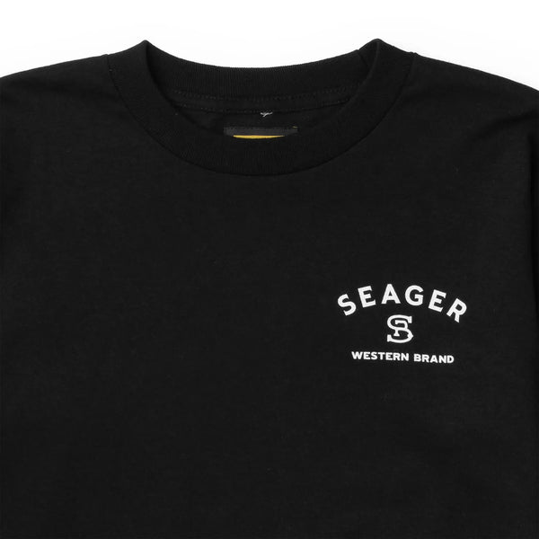 Seager Mens Shirt Branded Long Sleeve