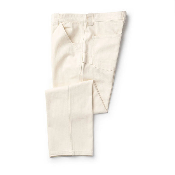 Seager Mens Pants Bison Herringbone Regular Fit