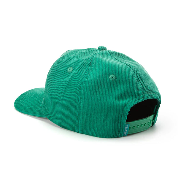 Seager Hat Big Green Corduroy Snapback