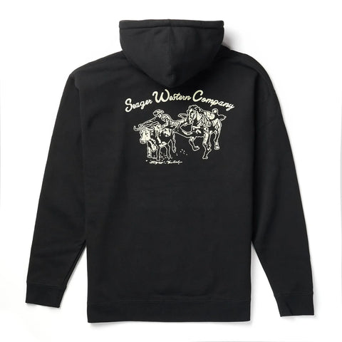 Seager Mens Sweatshirt Los Rios Mid-Weight Hoodie