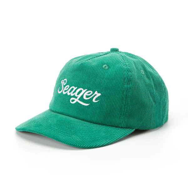 Seager Hat Big Green Corduroy Snapback