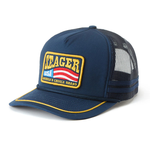 Seager Hat America's Choice Trucker Snapback