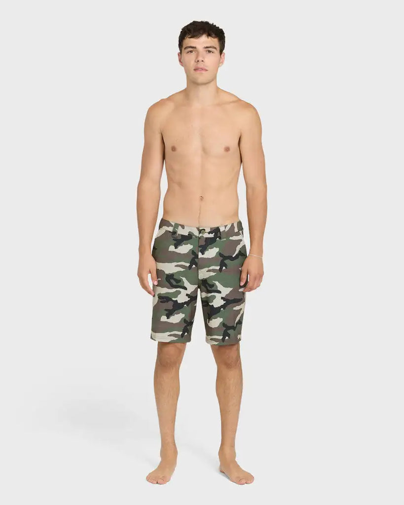 Quiksilver Mens Shorts Union Print Amphibian 20
