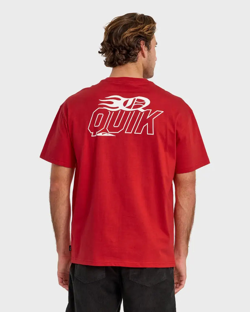 Quiksilver Mens Shirt Stacked Mercury Oversized Heavyweight