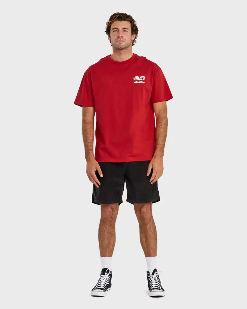 Quiksilver Mens Shirt Stacked Mercury Oversized Heavyweight