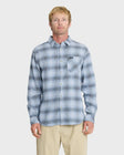 Quiksilver Mens Shirt Breakwater Check Long Sleeve Flannel