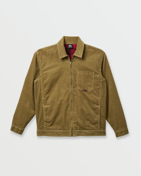 Quiksilver Mens Jacket Surf Harrington Cord
