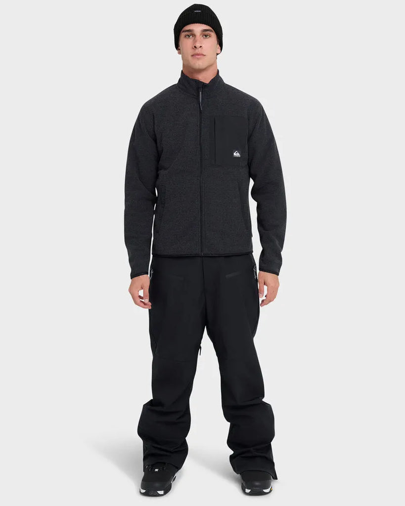 Quiksilver Mens Snow Layers Aker Full Zip Technical Fleece