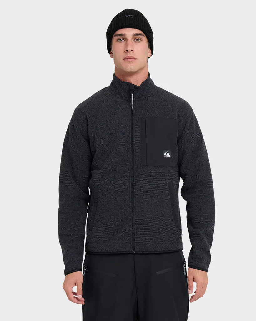 Quiksilver Mens Snow Layers Aker Full Zip Technical Fleece
