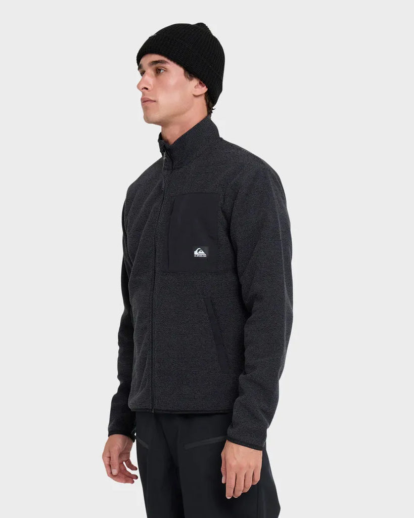 Quiksilver Mens Snow Layers Aker Full Zip Technical Fleece
