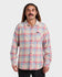 Quiksilver Mens Shirt Penmar Check Flannel