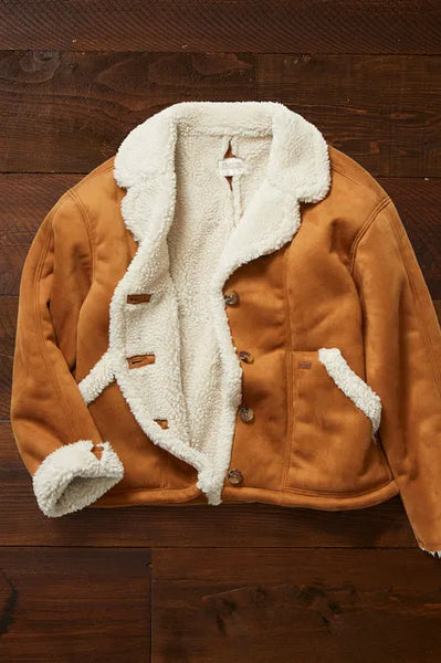 Brixton Womens Jacket  Reserve Vegan Shearling