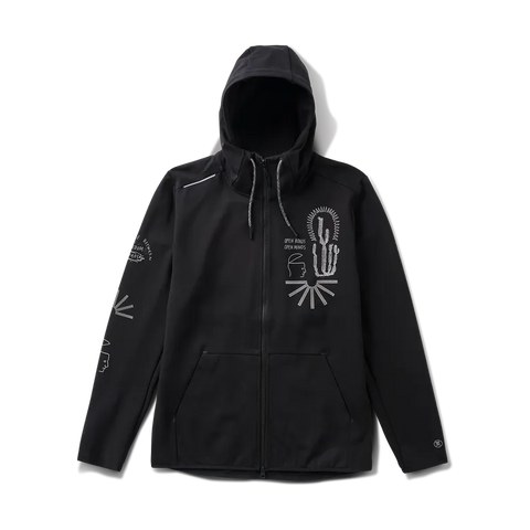 Roark Revival Mens Sweatshirt El Morro Zip Fleece 2.0 Hoodie