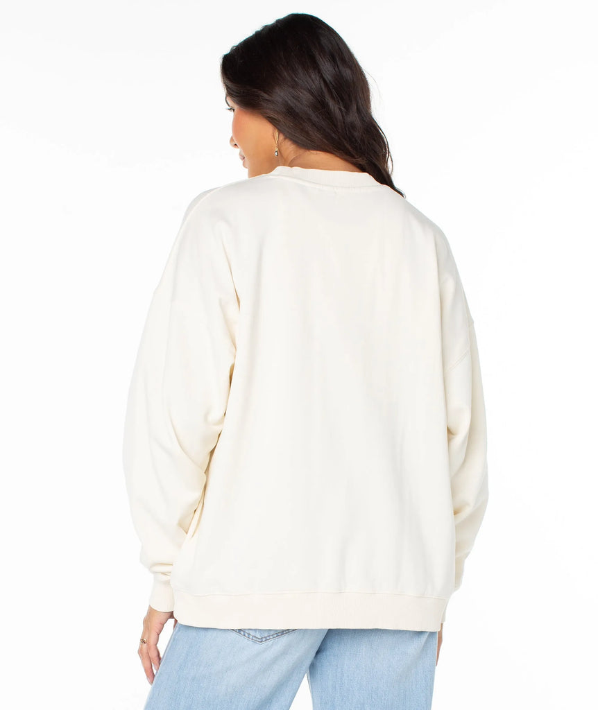 Roxy Womens Sweatshirt Lineup Oversized Crew
