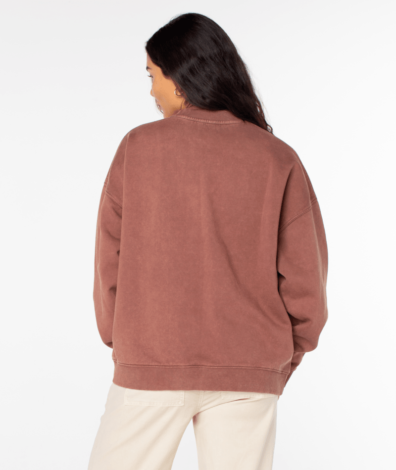 Roxy Womens Sweatshirt Lineup Oversized Crew