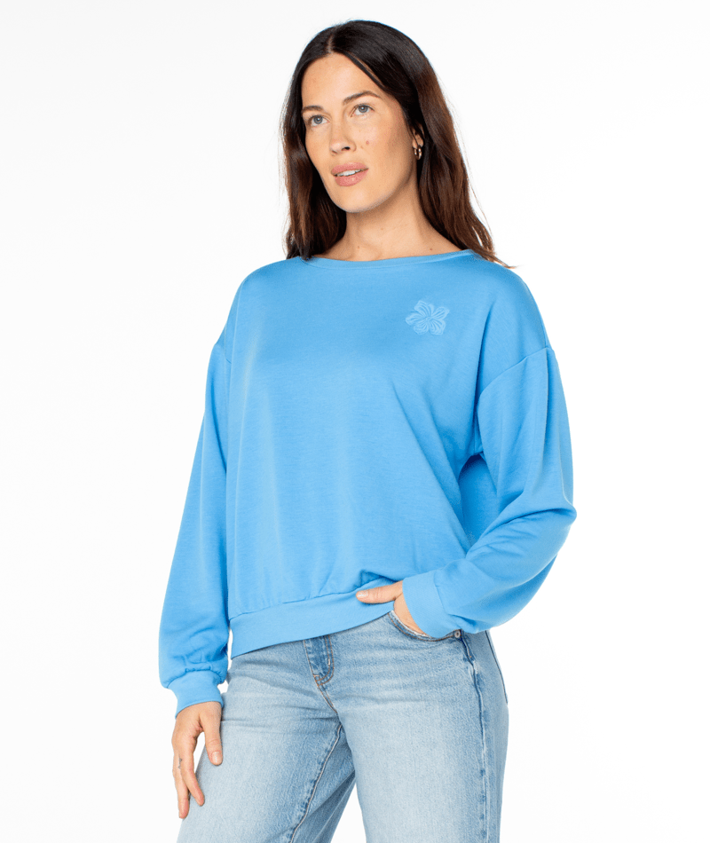 Roxy Womens Sweatshirt Surfing By Moonlight