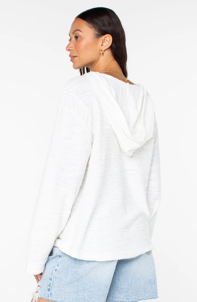 Roxy Womens Sweatshirt Pearling Poncho 3