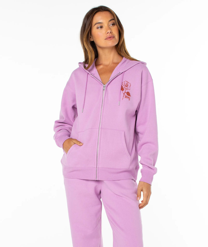 Roxy Womens Sweatshirt Tidal Front Zip