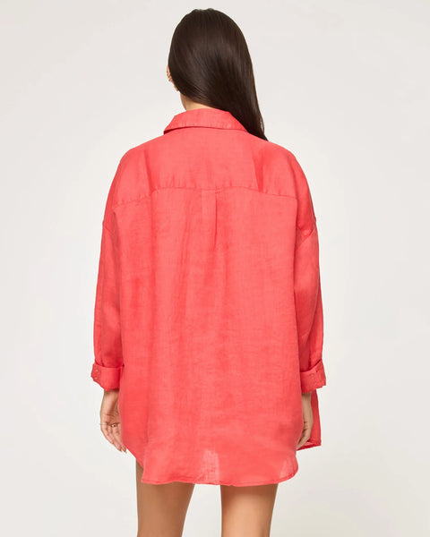 L*Space Womens Shirt Rio Tunic